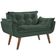 Poltrona Opalla 1 Lugar Suede Verde