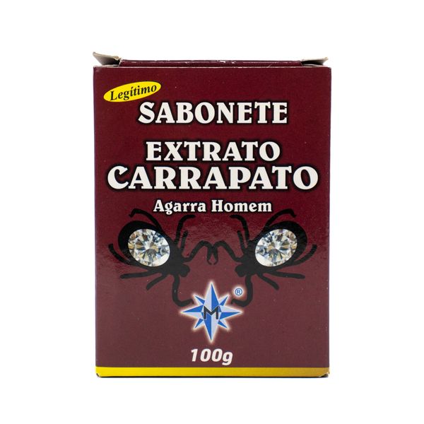 Sabonete Atrativo Extrato de Carrapato Agarra Homens 100g