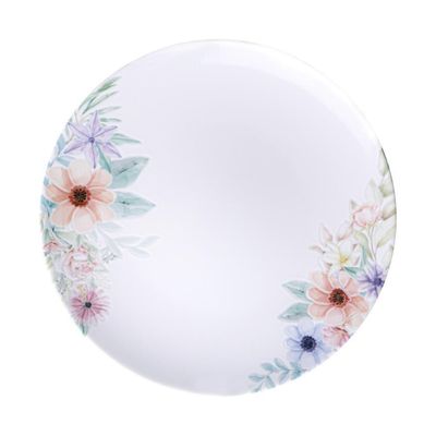 Prato Raso Tramontina Floratta Em Porcelana Decorada 28 Cm