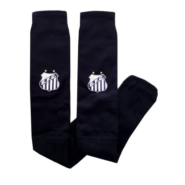 Meião Infantil Campo Santos Preto Oficial M