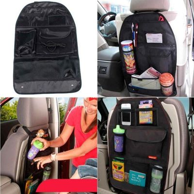 Organizador Carro Traseiro Porta Banco Treco Agua Acessorio Assento Infantil Taxi Uber Veicular