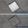 Ralo Oculto Invisivel Inox Escovado Quadrado 20x20cm Smart Depot Ralo Escondido Para Banheiro Lavabo