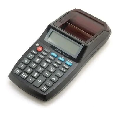 Calculadora Bobina Mesa Eletrônica Impressora 12 Dígitos - MA 5111