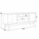 Rack Para Sala De Estar Tv 75 Pol Pés Retrô Eller L05 Nature Off White - Lyam Decor