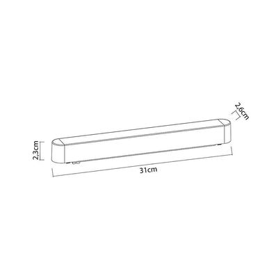 Fonte Para Trilho Magnético Norcedor Magnetic Track Kay 6723 2,1a - 100W 48v Bivolt Branco