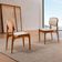 Conjunto Com 2 Cadeiras Malta Moderna Mobília Bouclê 01 Cinamomo Imbuia
