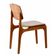 Conjunto Com 2 Cadeiras Malta Moderna Mobília Bouclê 01 Cinamomo Imbuia