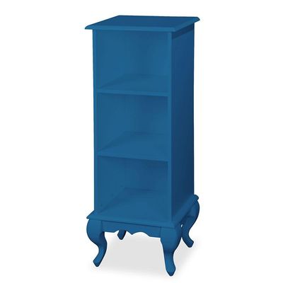 Estante Antique Média Pés Luiz Xv Azul