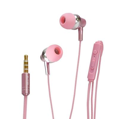 Fone De Ouvido Evus Intra Auricular F-09 Premium 3,5mm Rosa