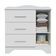 Cômoda Clara 1 Porta 3 Gavetas - Moveis Peroba Branco Brilho