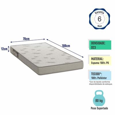 Cama Infantil de Chão Montessoriana Solteiro Colchão Proteção Carvalho Araguaia