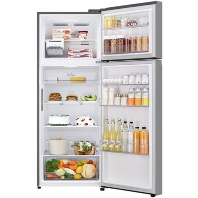 Geladeira 2 Portas, 461 Litros Frost Free  GN-B452PFF  LG Inox Look / 110V