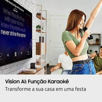 Smart TV 50 QLED 4K QN50Q7FAAGXZD, Processador com AI, Xbox Cloud Gaming, Controle por Gestos, Alexa, Wi-Fi e Bluetooth Samsung Preto / Bivolt