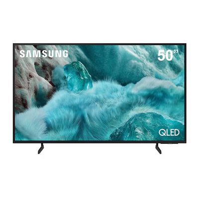 Smart TV 50 QLED 4K QN50Q7FAAGXZD, Processador com AI, Xbox Cloud Gaming, Controle por Gestos, Alexa, Wi-Fi e Bluetooth Samsung Preto / Bivolt