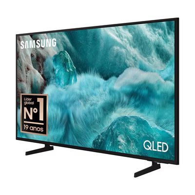Smart TV 50 QLED 4K QN50Q7FAAGXZD, Processador com AI, Xbox Cloud Gaming, Controle por Gestos, Alexa, Wi-Fi e Bluetooth Samsung Preto / Bivolt