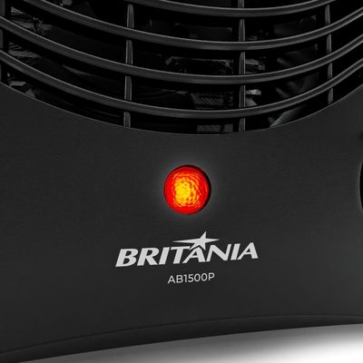 Aquecedor Britânia 2 em 1 com 3 Níveis de Potência AB1500P 127V