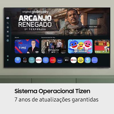 Smart TV 50 4K 50U8600F Crystal HDR Tizen Alexa e Xbox Gaming Samsung Preto / Bivolt