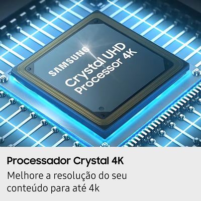 Smart TV 50 4K 50U8600F Crystal HDR Tizen Alexa e Xbox Gaming Samsung Preto / Bivolt
