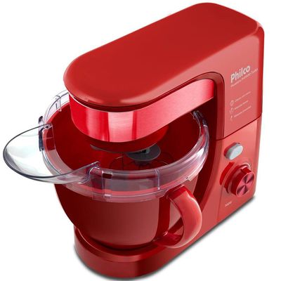 Batedeira Planetária 4,5 Litros 700W Vermelha - PHP500V Turbo Philco Vermelho / 110V