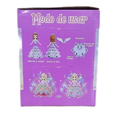 Boneca Princesa Dançarina com Luzes e Som - Arktoys