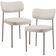 Kit 02 Cadeiras Para Sala De Jantar Melina Base Arena L02 Linho Cru - Lyam Decor