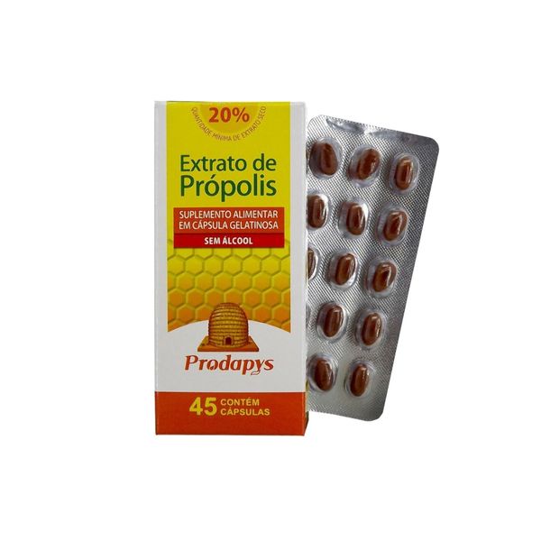 Extrato de Própolis Marrom 45Caps - Prodapys Extrato de Própolis Marrom 45Caps - Prodapys