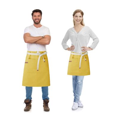 Avental Amarelo e Cintura Cafeteria Pintura Salao Artes 3un
