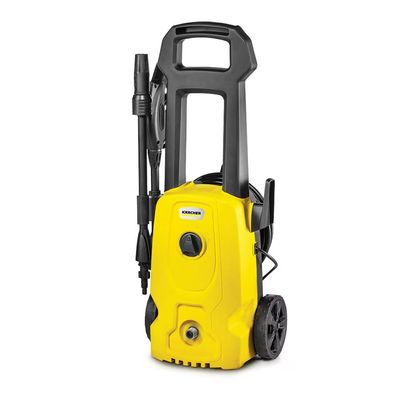 Lavadora de Alta Pressão Wash Jet 1500psi 1400W com Aplicador de Detergente e Porta Acessórios Integrado Kärcher Amarela Preta Amarelo e Preto / 110V