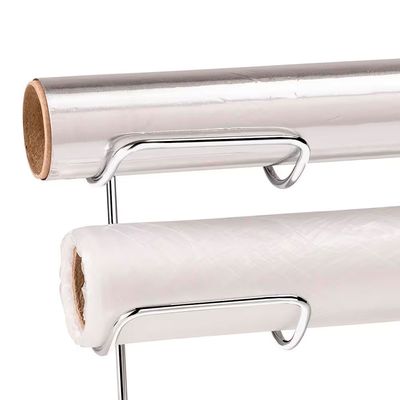 Porta Rolos Bancada Para Papel Toalha Alumínio Estrutura em Aço Cromado Utimil Cromado