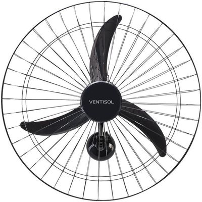 Ventilador de Parede Ventisol New 60cm 147W 3 Pás Preto 127V 127V