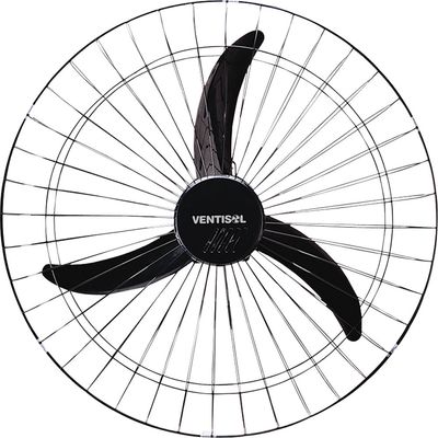 Ventilador de Parede Ventisol New 60cm 147W 3 Pás Preto 127V 127V