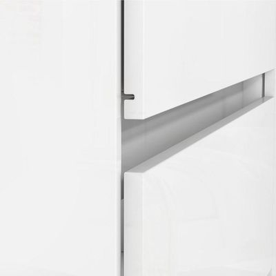 Cômoda Para Quarto Com 4 Gavetas E Armário - Vega Branco