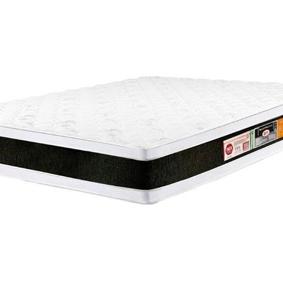 Colchão Casal Espuma D45  Black White AIR Euro Pillow Double Face (138x188x27) - Castor
