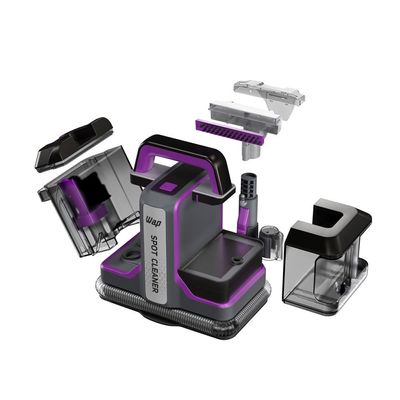 Extratora de Sujeiras Portátil WAP Spot Cleaner W3 1450W 3 em 1 para Tapetes, Carpetes, Estofados e Colchões Cinza/Roxo / 110V