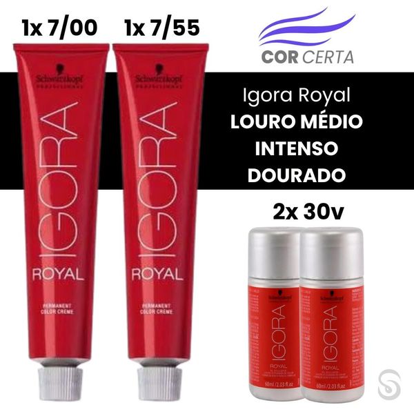 Igora Royal LOURO MÉDIO INTENSO DOURADO Igora Royal LOURO MÉDIO INTENSO DOURADO