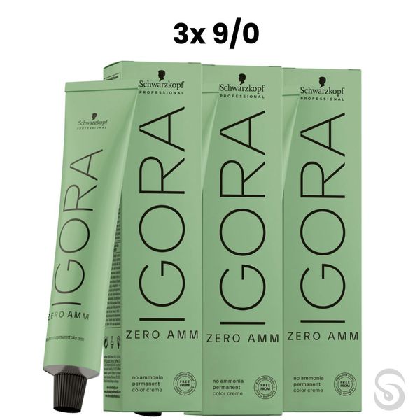 Igora Zero Amm 3x9/0 Louro Extra Claro 60 ml Igora Zero Amm 3x9/0 Louro Extra Claro 60 ml