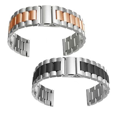 Kit 2 Pulseiras Smartwatch Inox Relógio Inteligente Elos