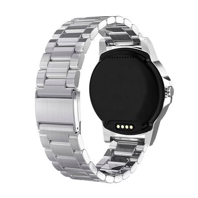 Pulseira Relogio Smartwatch Kit 2 Uni Aço Inox 3 Elos