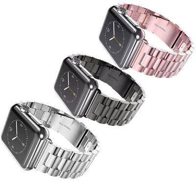 Kit 3 Pulseiras Aço Elos Relogio Smartwatch Inteligente