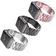 Kit 3 Pulseiras Aço Elos Relogio Smartwatch Inteligente