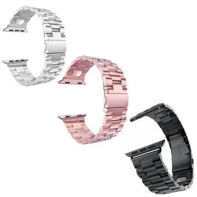 Kit 3 Pulseiras Aço Elos Relogio Smartwatch Inteligente