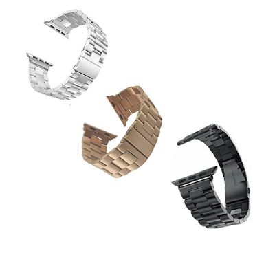 Kit 3 Pulseiras Aço Elos Relogio Smartwatch Inteligente