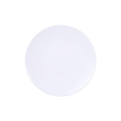 Prato Sobremesa Tramontina Paula Em Porcelana Branca 23cm