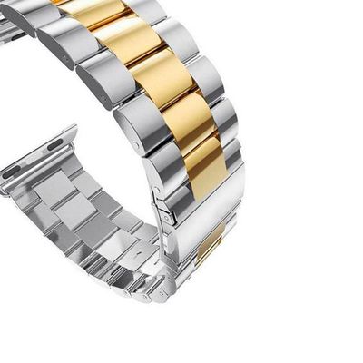 Pulseira Aço 3 Elos Relogio Smartwatch Smartband