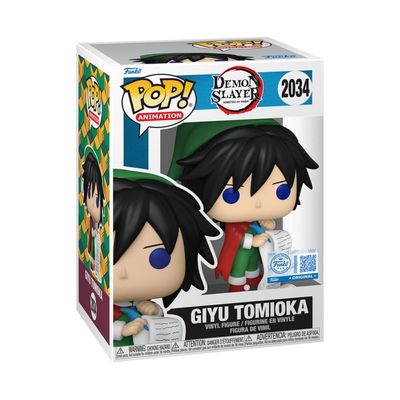 Boneco Funko Pop! Demon Slayer Giyu Tomioka (Roupa Natalina)