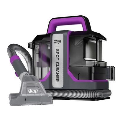 Extratora de Sujeiras Portátil WAP Spot Cleaner W3 1450W 3 em 1 para Tapetes, Carpetes, Estofados e Colchões Cinza/Roxo / 110V