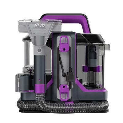 Extratora de Sujeiras Portátil WAP Spot Cleaner W3 1450W 3 em 1 para Tapetes, Carpetes, Estofados e Colchões Cinza/Roxo / 110V