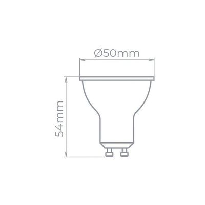 Lâmpada Led Stella Dicroica Mr16 Evo 6w Gu10 Alto Irc 95 Bivolt 3000k - Luz Amarela