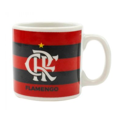 Caneca De Porcelana Flamengo 120ml Oficial