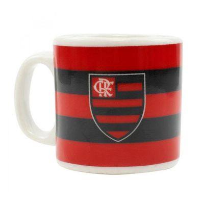 Caneca De Porcelana Flamengo 120ml Oficial